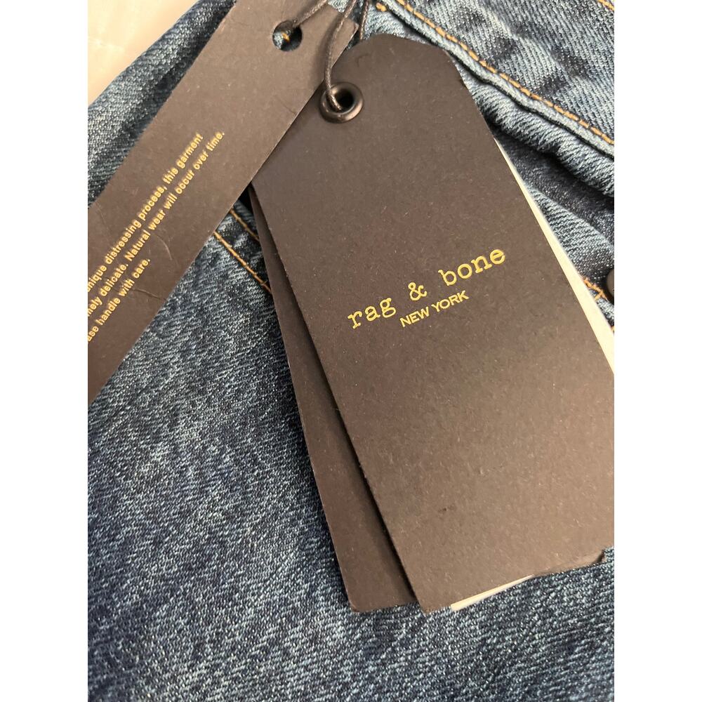 Rag & Bone Women's Denim Jeans Ankle Straight in Dark Paz Sz 31 NWT - Picture 10 of 11